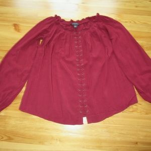 Rock & Republic S Wine L/S Great Condition